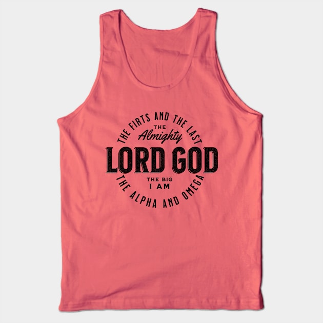 LORD GOD Tank Top by Javisolarte